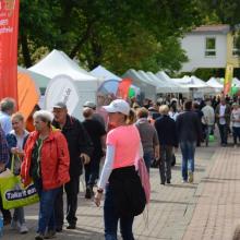 Besucherandrang bei Sonnenschein rund um St. Martini.